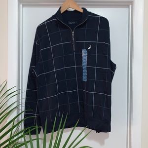 NWT Nautica L 1/4 Zip Pullover